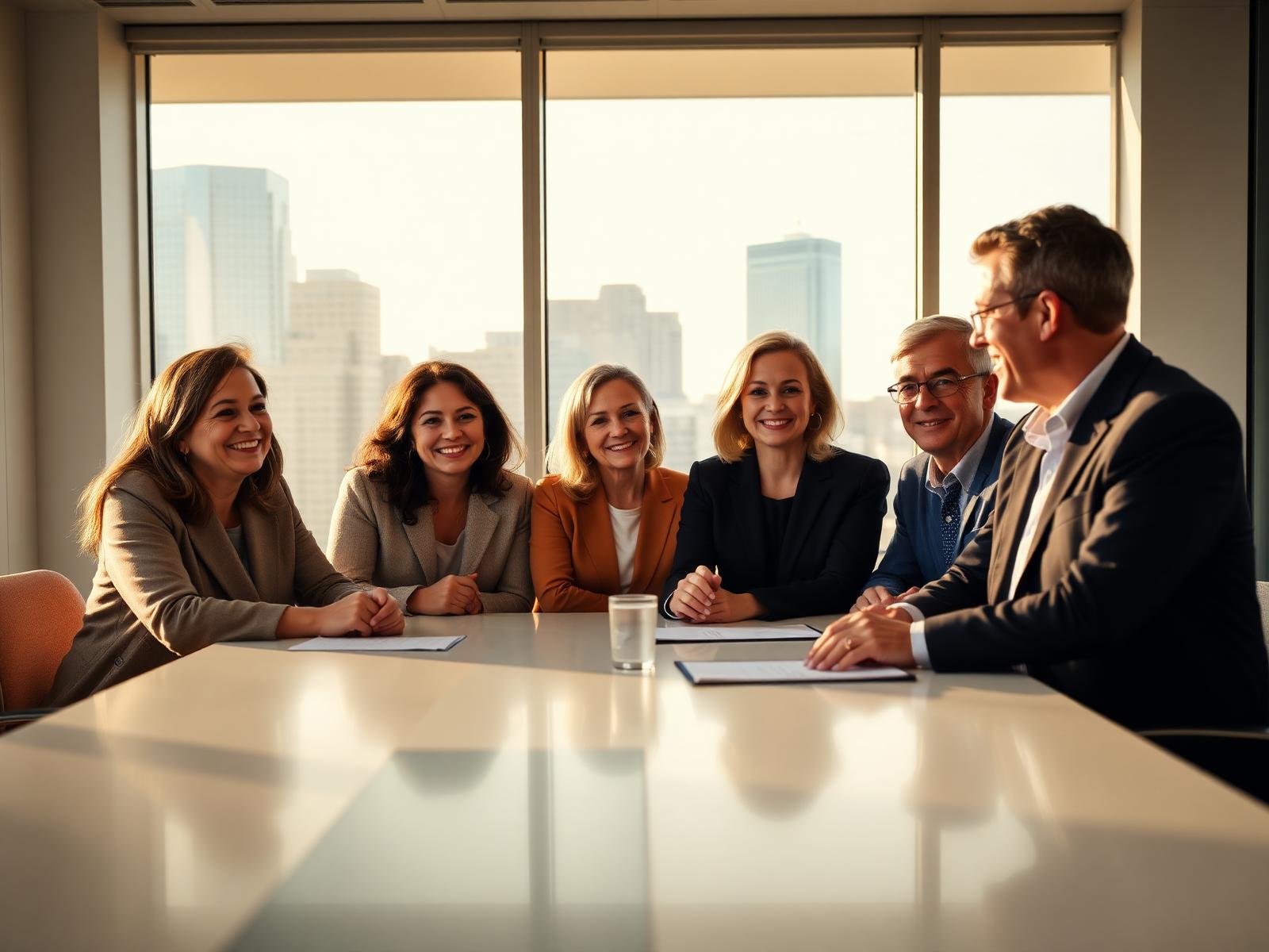 Family meeting with an estate planning advisor